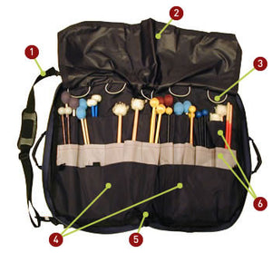 Drumstick, Mallet & Percussion Accessory Bag - Large